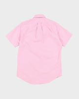 Men's Pink Gingham Ralph Lauren Button Up Shirt - S