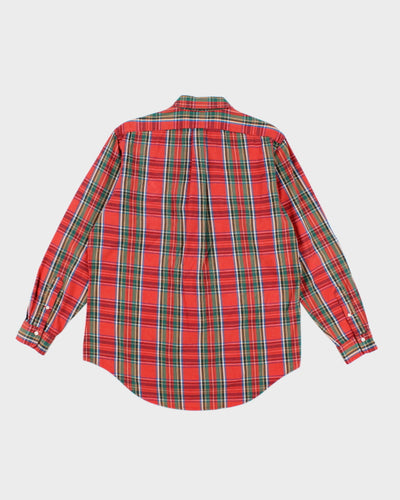 Men's Vintage 80s Ralph Lauren Checked Shirt - L