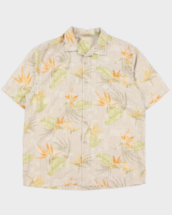 Vintage Men's Tommy Bahama Silk Hawaiian Shirt - L