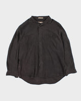 Vintage 90s Perry Ellis Silk Shirt - L