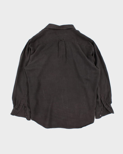 Vintage 90s Perry Ellis Silk Shirt - L