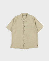 Vintage 90s Tommy Bahama Casting Agent Embroidery Oversized Silk Shirt - S