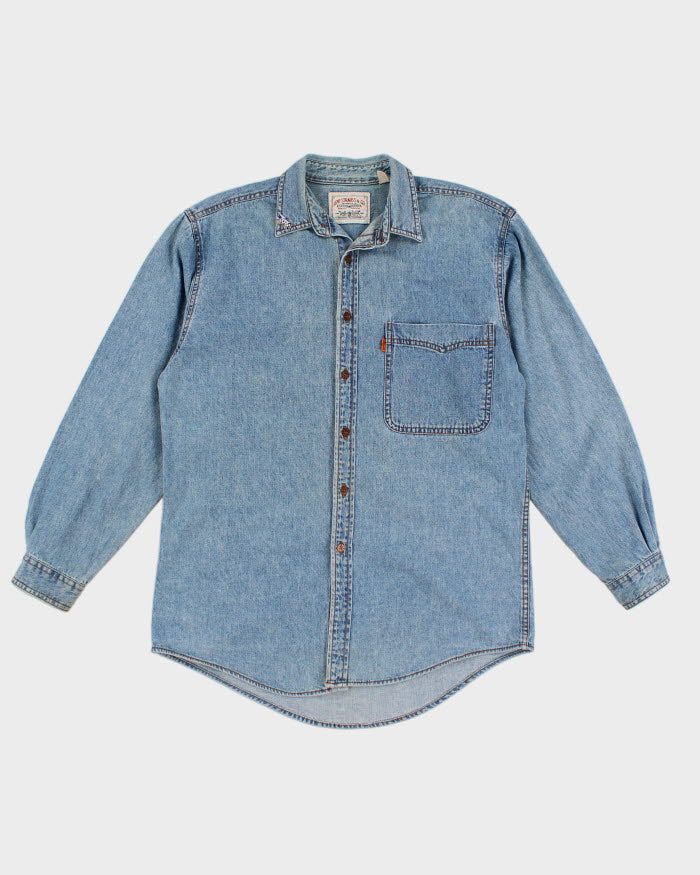 Vintage 90s Levi's Orange Tab Denim Shirt - M