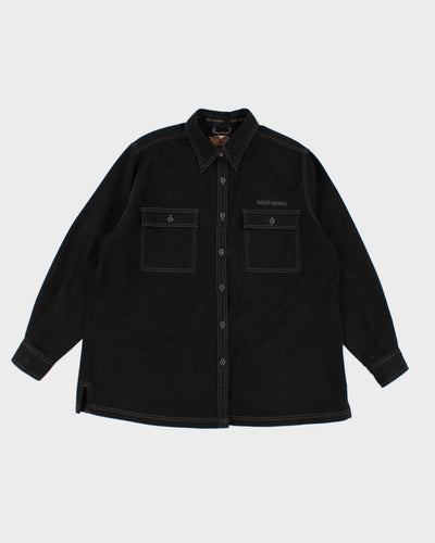00s Harley Davidson Black Shirt - XXXL