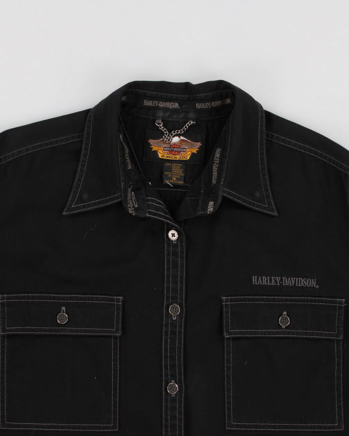00s Harley Davidson Black Shirt - XXXL