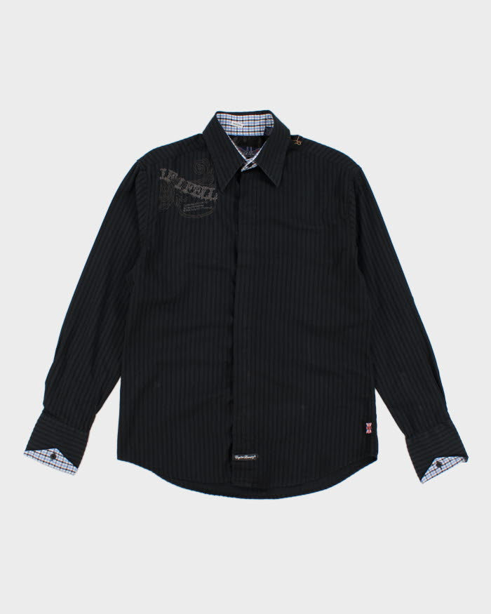 English Laundry Embroidered Black Shirt - S