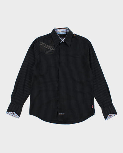 English Laundry Embroidered Black Shirt - S