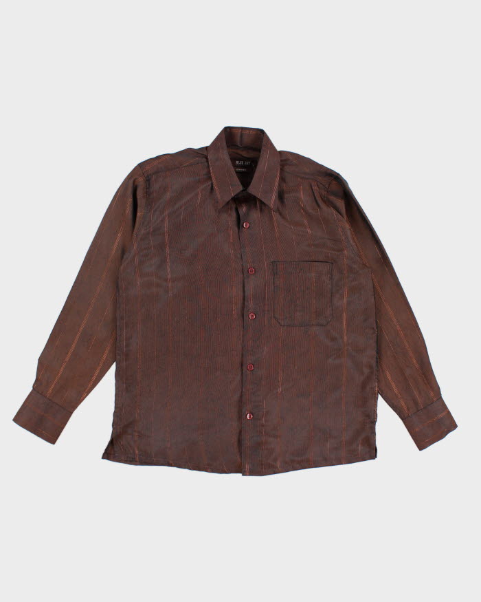 Vintage 70s Iridescent Party Shirt - M