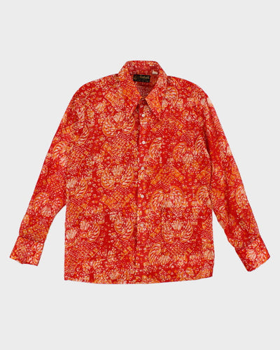 Vintage 70s Light Funky Shirt - M