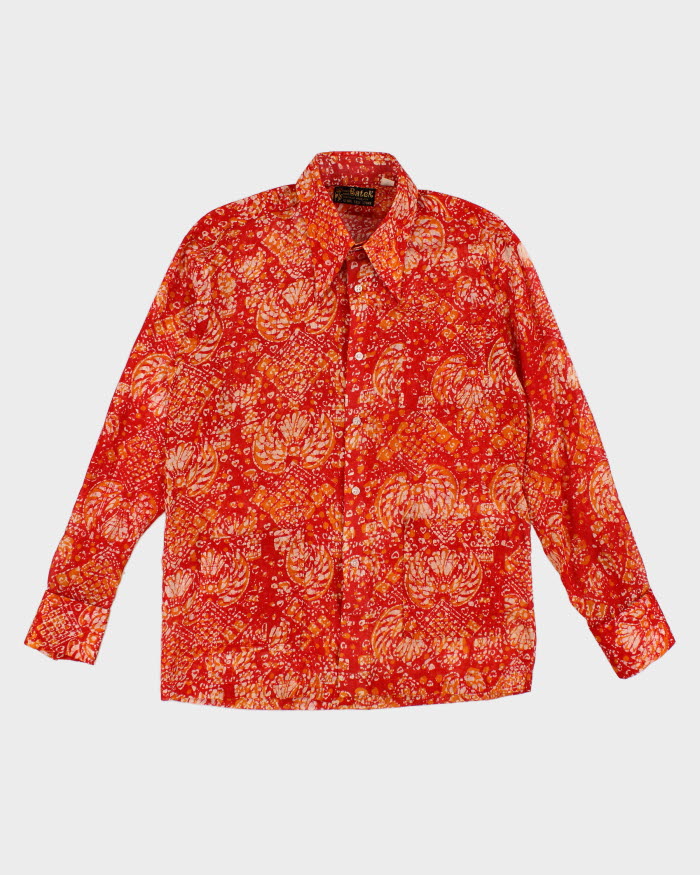 Vintage 70s Light Funky Shirt - M
