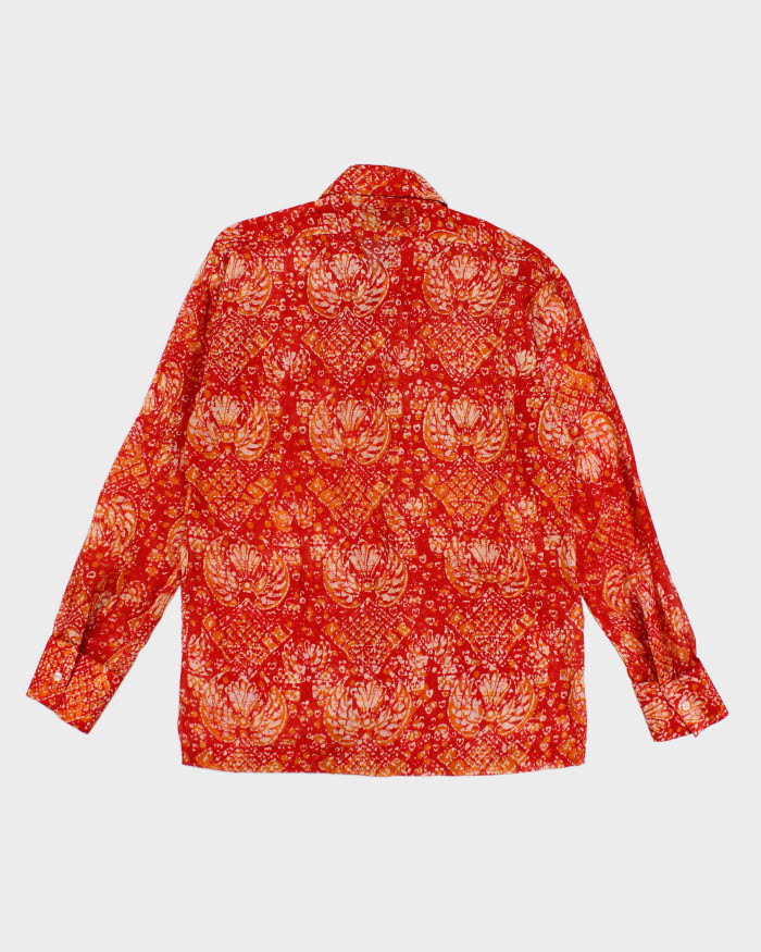 Vintage 70s Light Funky Shirt - M
