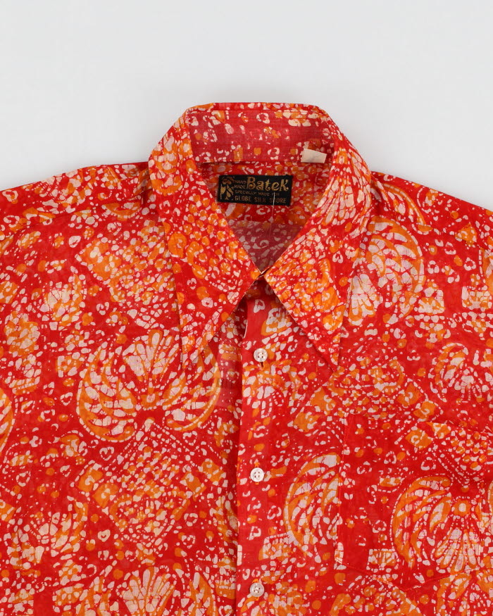 Vintage 70s Light Funky Shirt - M