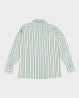 Vintage 70s Patterned Striped Shirt - L