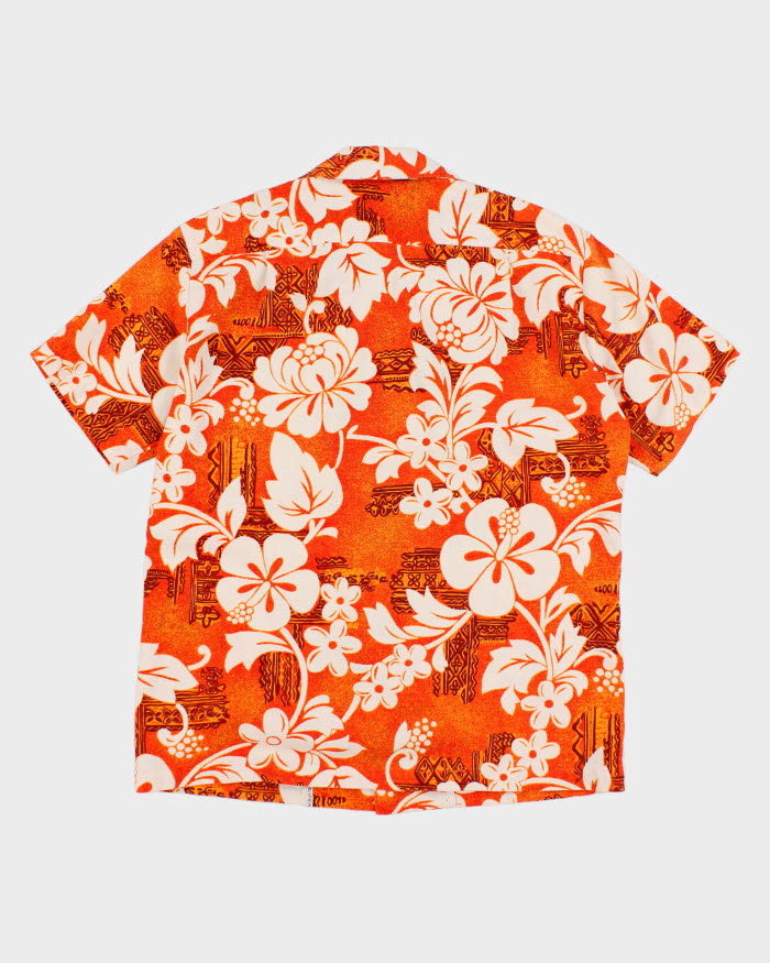Vintage 70s Style Hawaiian Shirt - L