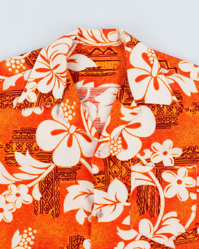 Vintage 70s Style Hawaiian Shirt - L