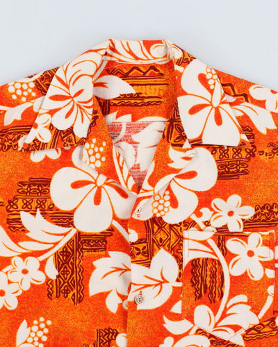 Vintage 70s Style Hawaiian Shirt - L