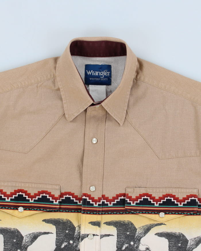 Vintage 90s Wrangler Western Shirt - L