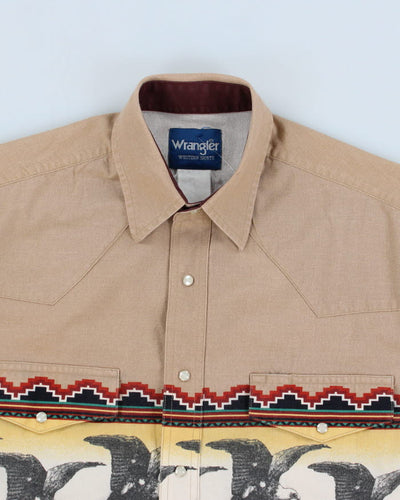 Vintage 90s Wrangler Western Shirt - L
