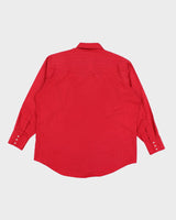 Vintage 90s Ely Cattleman Red Western Shirt - XL