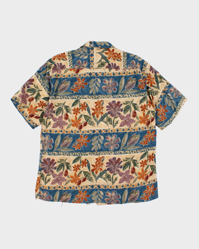 Vintage 90s Pierre Cardin Floral Shirt - L