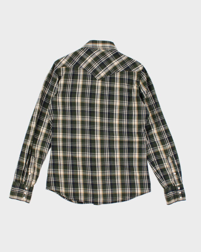 Vintage 00s True Religion Check Western Shirt - M