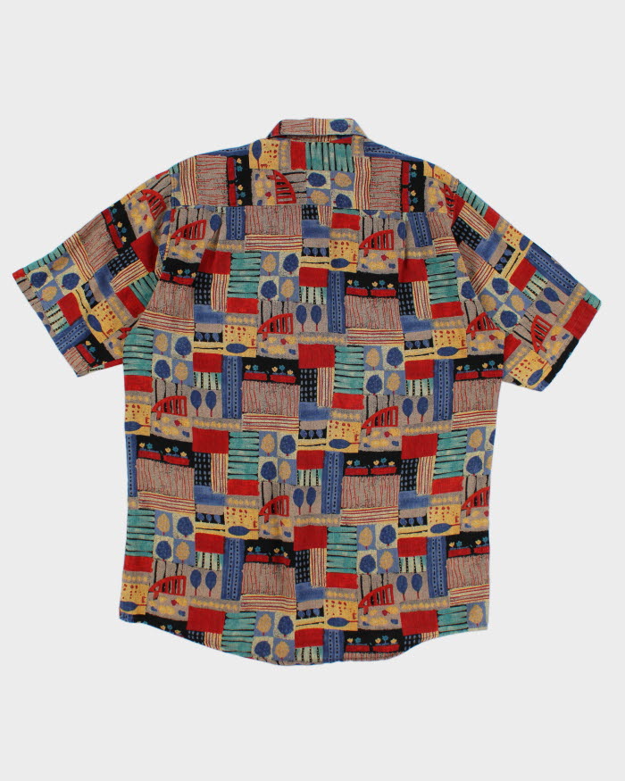 Vintage 90s Casa Moda Abstract Shirt - XXL