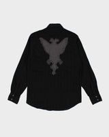 Y2K 00s Guess Black Textured Shirt - S