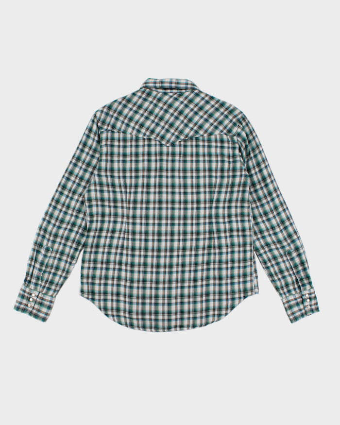 Y2K 00s Guess Check Western Shirt - M