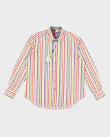 Robert Graham Colourful Striped Shirt - L