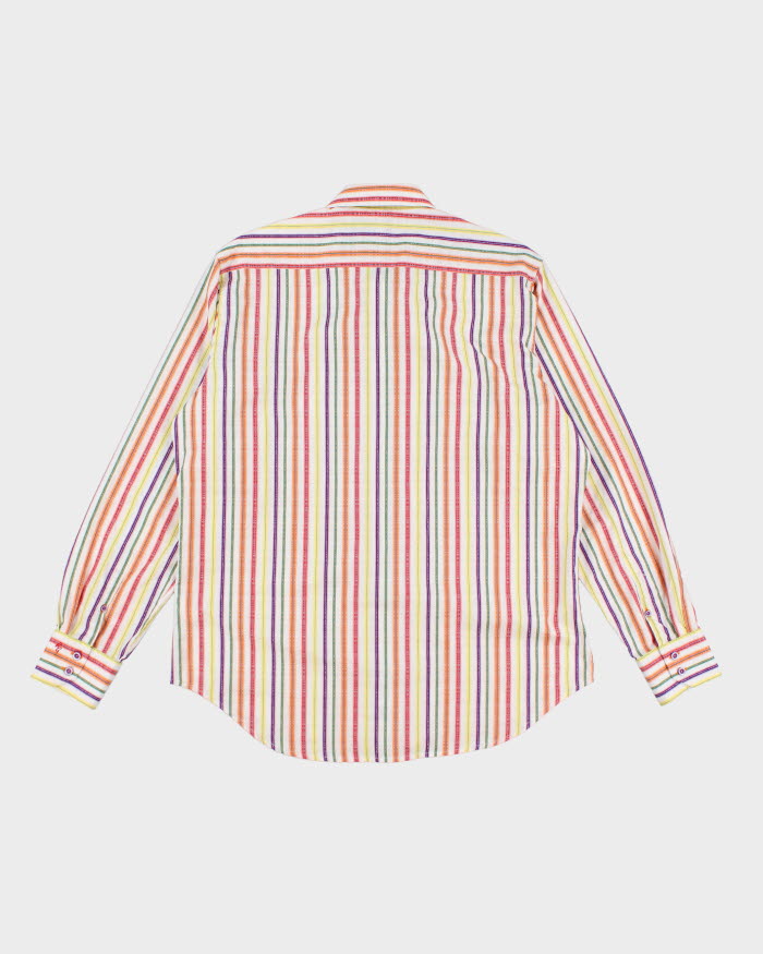 Robert Graham Colourful Striped Shirt - L