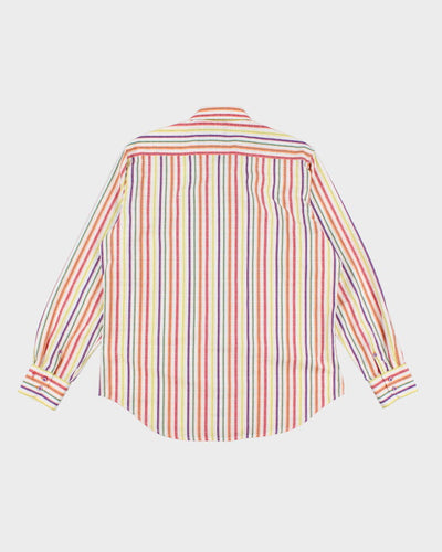 Robert Graham Colourful Striped Shirt - L