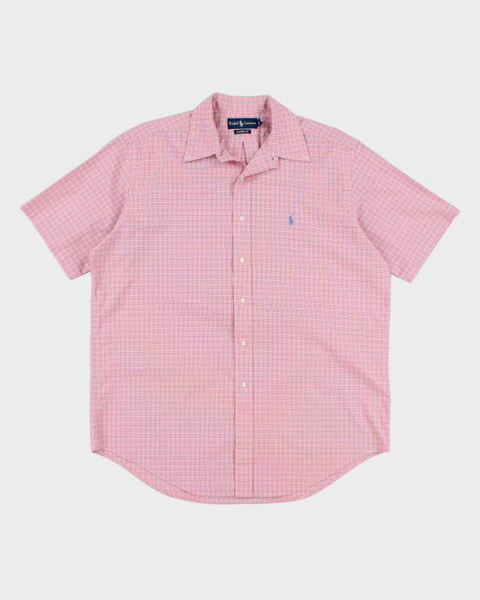 Vintage 90s Ralph Lauren Pink Shirt - L