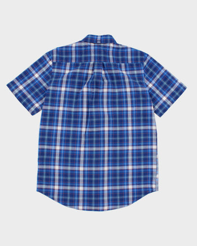 00s Tommy Hilfiger Blue Check Shirt - S