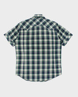 Vintage 90s/00s Lee Check Western Shirt - L