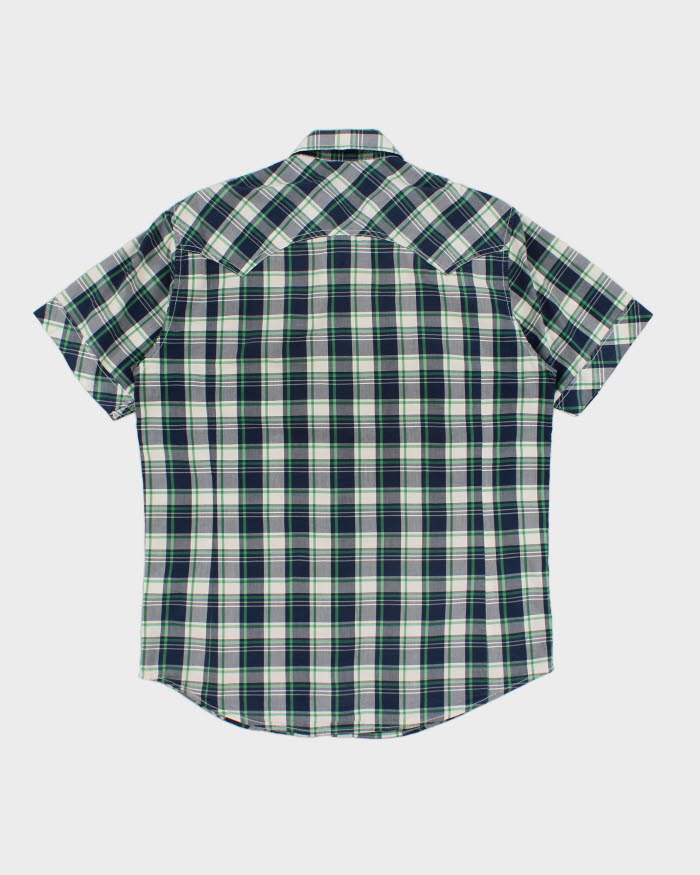 Vintage 90s/00s Lee Check Western Shirt - L