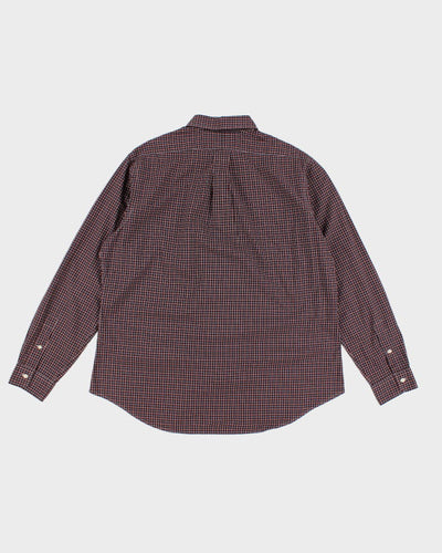 Vintage 90s Ralph Lauren Red Chect Shirt - XL
