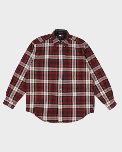 Vintage 90s Tommy Hilfiger Check Shirt - M