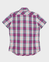 00s Diesel Check Western Shirt - M
