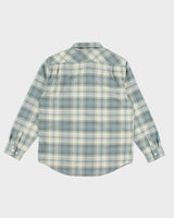 Mens Burton Blue Plaid Button Up Work Shirt - M