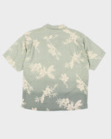 Mens Tommy BahamaMint Flower Pattern Hawaiian Shirt - XL