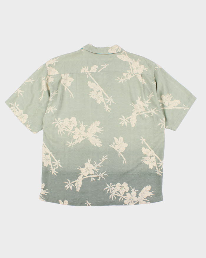 Mens Tommy BahamaMint Flower Pattern Hawaiian Shirt - XL