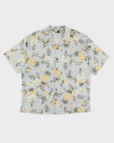 Mens Tommy Bahama Mint Pineapple Pattern Hawaiian Shirt - XL
