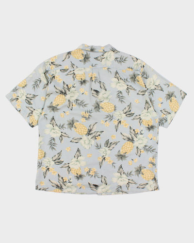 Mens Tommy Bahama Mint Pineapple Pattern Hawaiian Shirt - XL