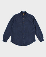Men's Navy Floral Print Shirt - XL