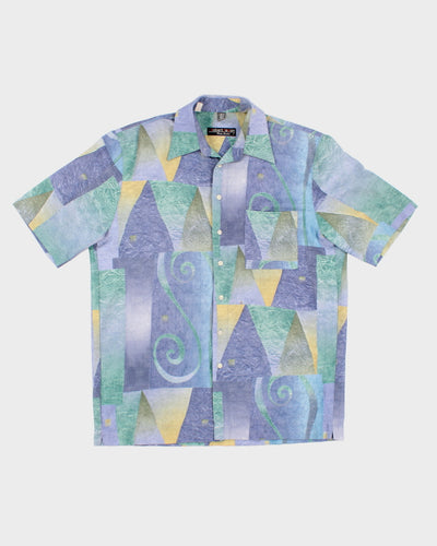 Vintage Men's Pattern Shirt - S