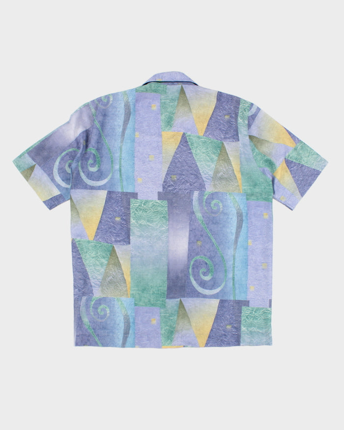 Vintage Men's Pattern Shirt - S