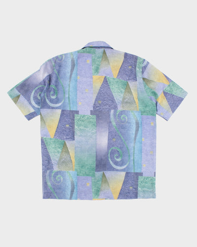 Vintage Men's Pattern Shirt - S