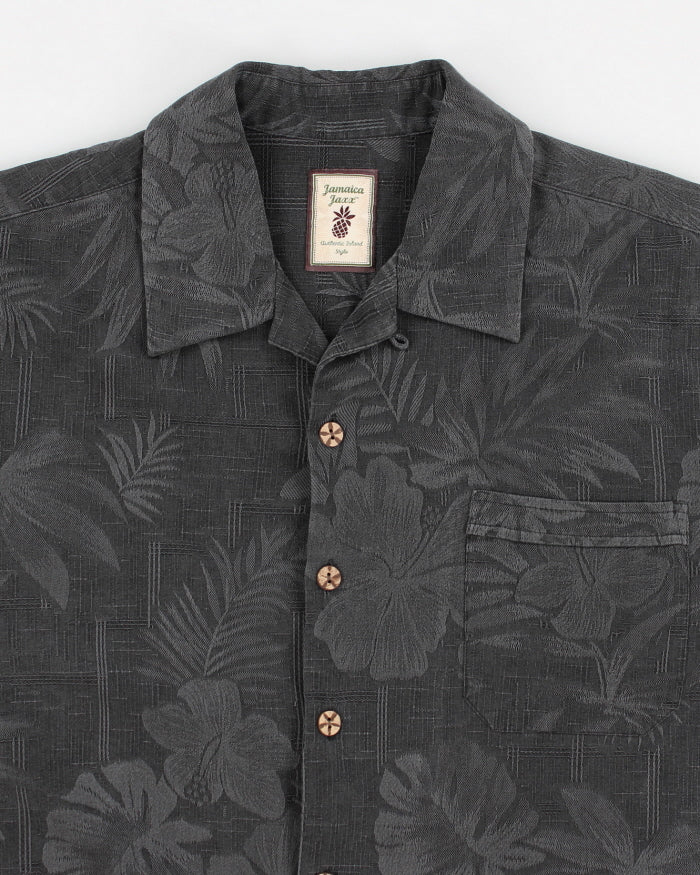 Jamaica Jaxx Grey Hawaiian Shirt - L