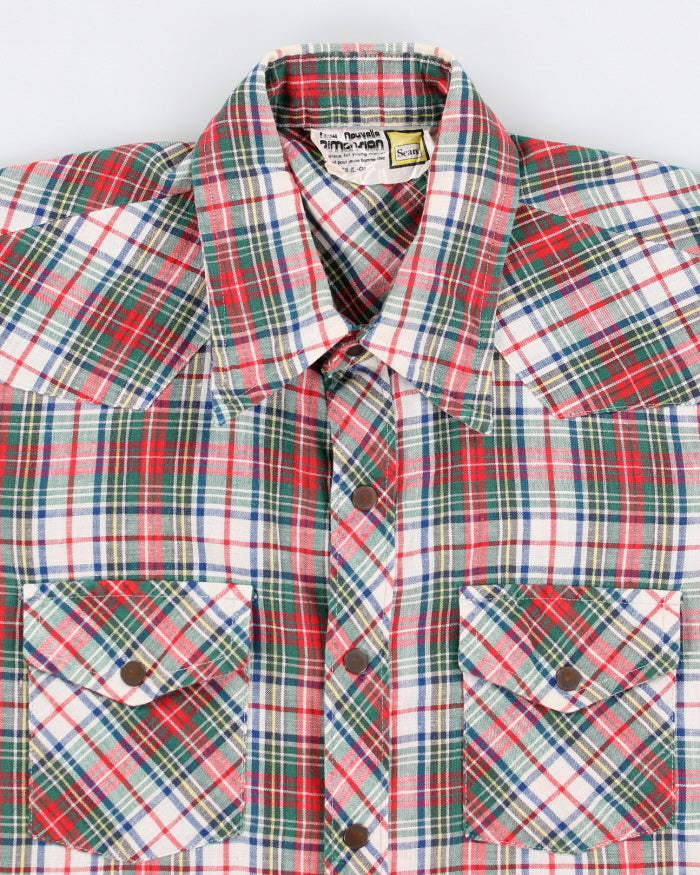 Vintage Men's Sears Western Shirt - L