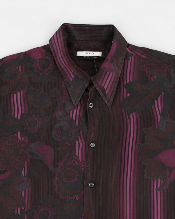 Vintage 90's Versace Silk Shirt - XL